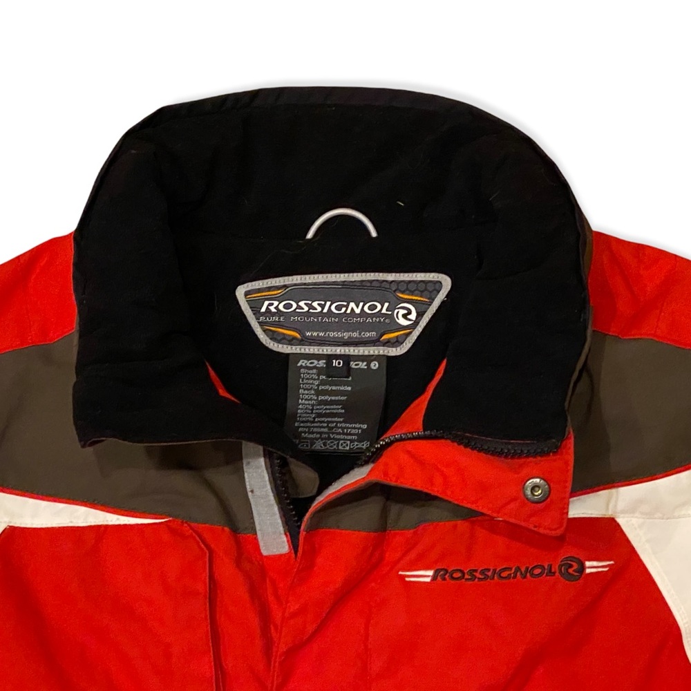 Rossignol Boys' Ski Snowboard Snow Jacket Size 10 In Red